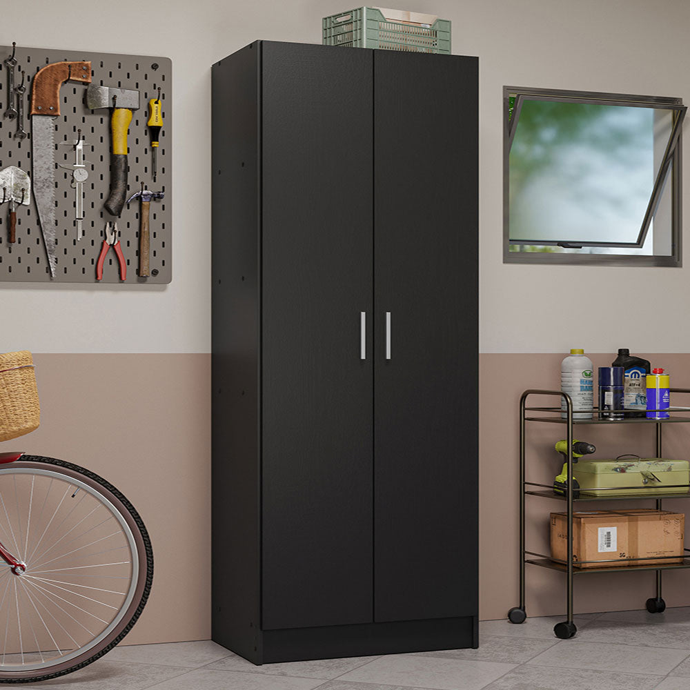 Madesa Garage Pantry Storage Cabinet 2 Doors with 5 Utility