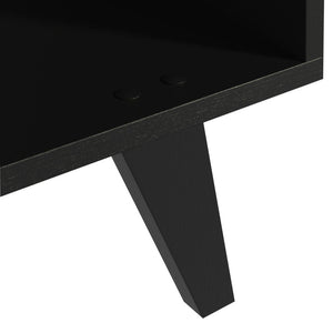 
                  
                    Load image into Gallery viewer, MADESA TV STAND WITH 4 SHELVES AND CABLE MANAGEMENT, 59 INCH TV TABLE FOR TVs UP TO 65 INCHES, WOODEN ENTERTAINMENT CENTER, 23” H X 15&amp;quot; D X 59” L - BLACK
                  
                